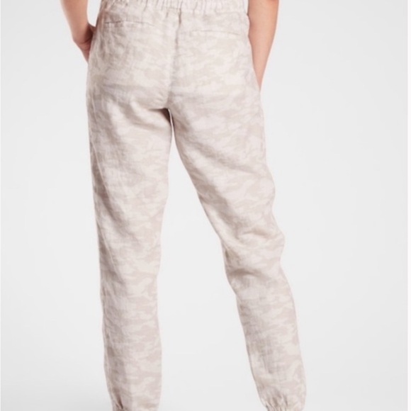 ATHLETA CABO TIDE camouflage linen jogger pants - Picture 3 of 8